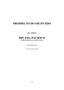 BPI ÁSIA PACÍFICO - Prospeto Completo (atualizado a: 14