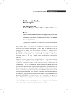 freud e os seus doentes. Notas marginais