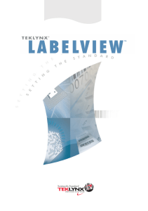 LABELVIEW 2015 Guia do Usuário