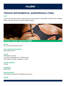 terapia instrumental quiropráxica (tiq®)