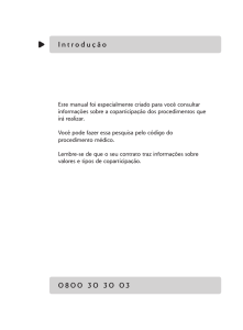 Relação de Procedimentos Diagnósticos e - Unimed-BH