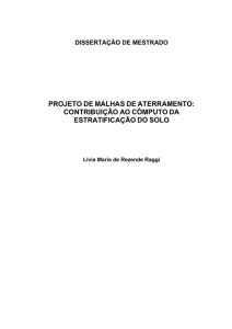 7 – etapas do projeto do aterramento - PPGEE