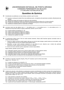 Química - CPS - UEPG - Universidade Estadual de Ponta Grossa