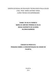 câncer da próstata: pesquisa sobre a conscientização na