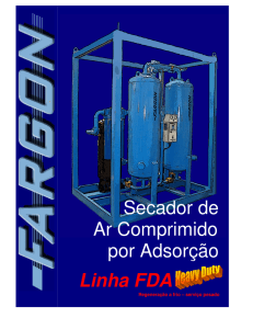 Secador de Ar Comprimido por Adsorção Linha FDA