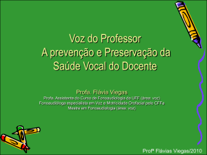 Voz do Professor