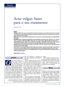 Acne vulgar: bases para o seu tratamento