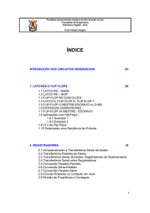 1. latches e flip flops - Faculdade de Engenharia