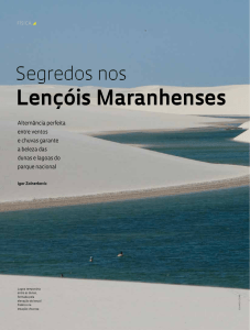 Lençóis Maranhenses - Revista Pesquisa Fapesp