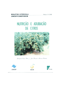 Nutrição e Adubação de Citros