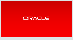 Apresentação Oracle - Sucesu-RS