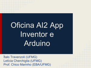 Oficina AI2 App Inventor e Arduino