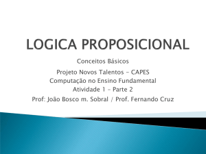 Introduzindo Lógica Proposicional