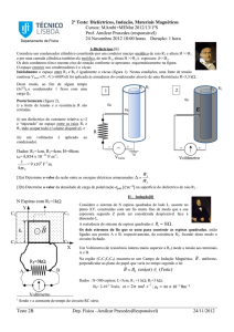 Teste 2B Dep. Física –Amilcar Praxedes(Responsável) 24/11/2012
