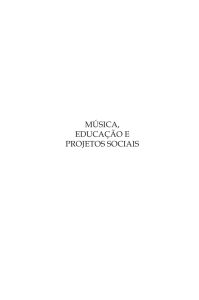 música, educação e projetos sociais