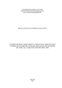 fatores de risco associados à atipias celulares do colo uterino em