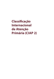CIAP 2 - Sociedade Brasileira de Medicina de Família e Comunidade