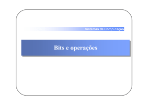 Bits e opera&ccedil;&otilde;es
