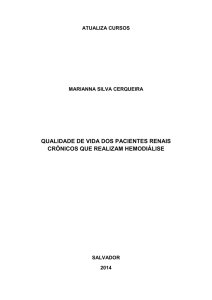 qualidade de vida dos pacientes renais crônicos que realizam