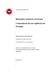 Mosquitos invasores na Europa e importância da sua vigilância em