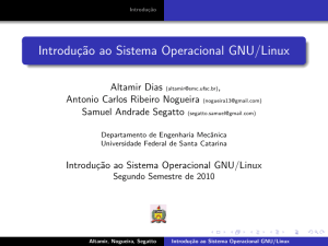 Introduç˜ao ao Sistema Operacional GNU/Linux - EMC