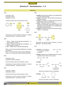 Química D – Semiextensivo – V. 3