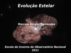 Evolução Estelar - Observatório Nacional