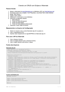 CRUD com Hibernate - Clicks de Fernando Anselmo