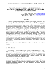 proposta de metodologia para diferenciação de rochas