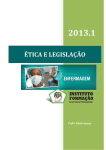 ética e legislação - Instituto Formação