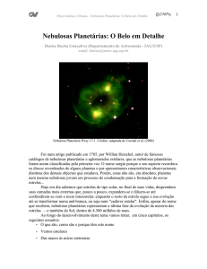 Nebulosas Planetárias: O Belo em Detalhe