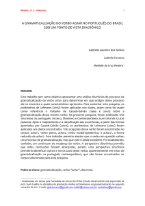 A gramaticalização do verbo "achar"