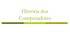 História dos Computadores