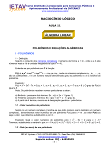 álgebra linear