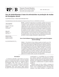 Uso de biofertilizantes à base de aminoácidos na produção de