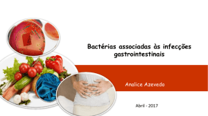 Bactérias associadas às infecções gastrointestinais
