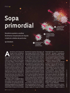Sopa primordial - Revista Pesquisa Fapesp