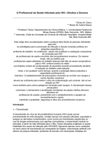 O Profissional de Saúde Infectado pelo HIV—Direitos e Deveres