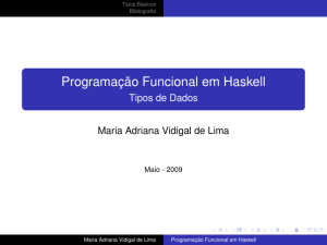 Programação Funcional em Haskell