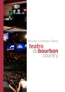 Minuta Contrato Geral - Teatro do Bourbon Country