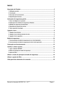 Manual de Instruções ISOTEST 4S / 4Splus (PT)