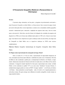 O Pensamento Geográfico Medieval e Renascentista no Ciberespaço