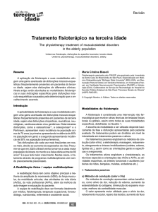 Tratamento fisioterápico na terceira idade