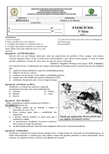 EXERCÍCIOS 3ª Série - Polivalente Modelo Vasco dos Reis