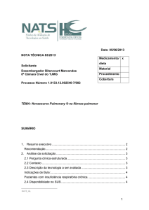 Novasource na Fibrose Pulmonar