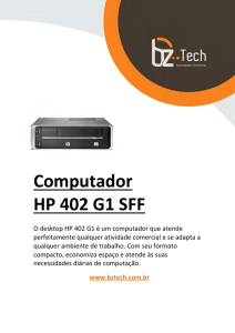 Folheto - HP 402 G1