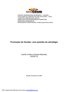 Promoção de Vendas - www.repositorio.uniceub