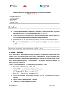 Orientações de Acesso a Terapêuticas Experimentais - Ébola