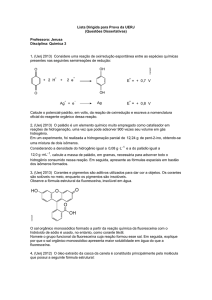 Professora: Jerusa Disciplina: Química 3 1.