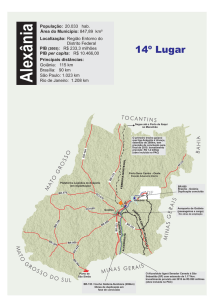 Alexânia – Localização a favor da economia